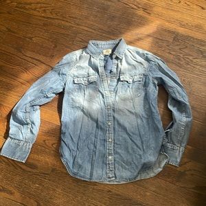 J.Crew western style denim shirt